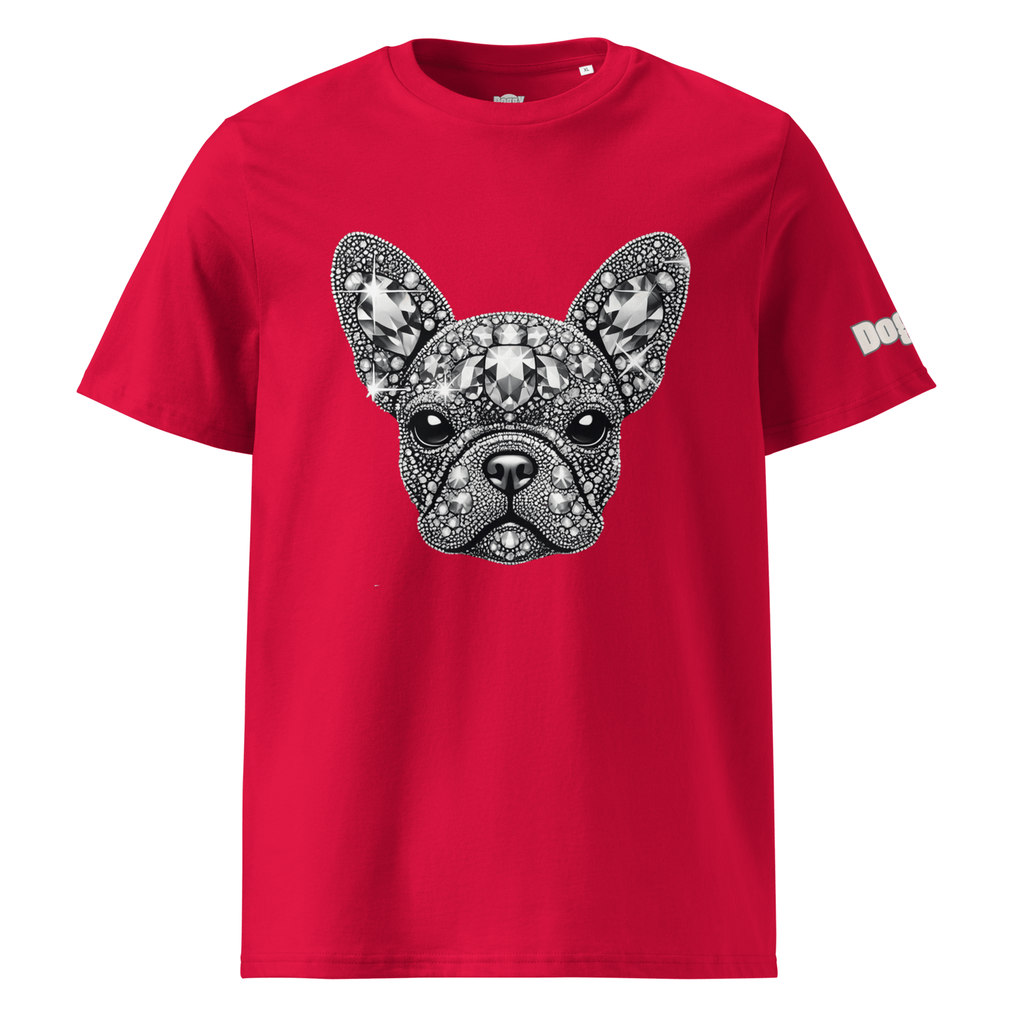T-shirt unisexe en coton biologique - Collection Bouledogue Français - Doggy Trend