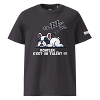 T-shirt unisexe en coton biologique - Collection Bouledogue Français - Doggy Trend
