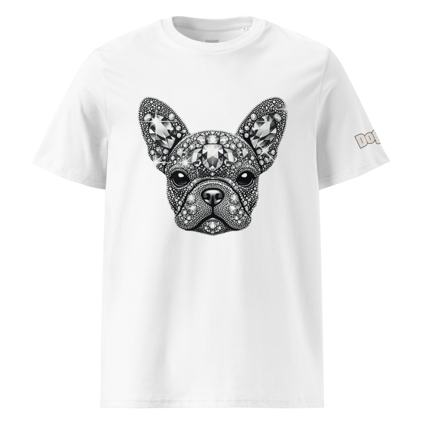 T-shirt unisexe en coton biologique - Collection Bouledogue Français - Doggy Trend