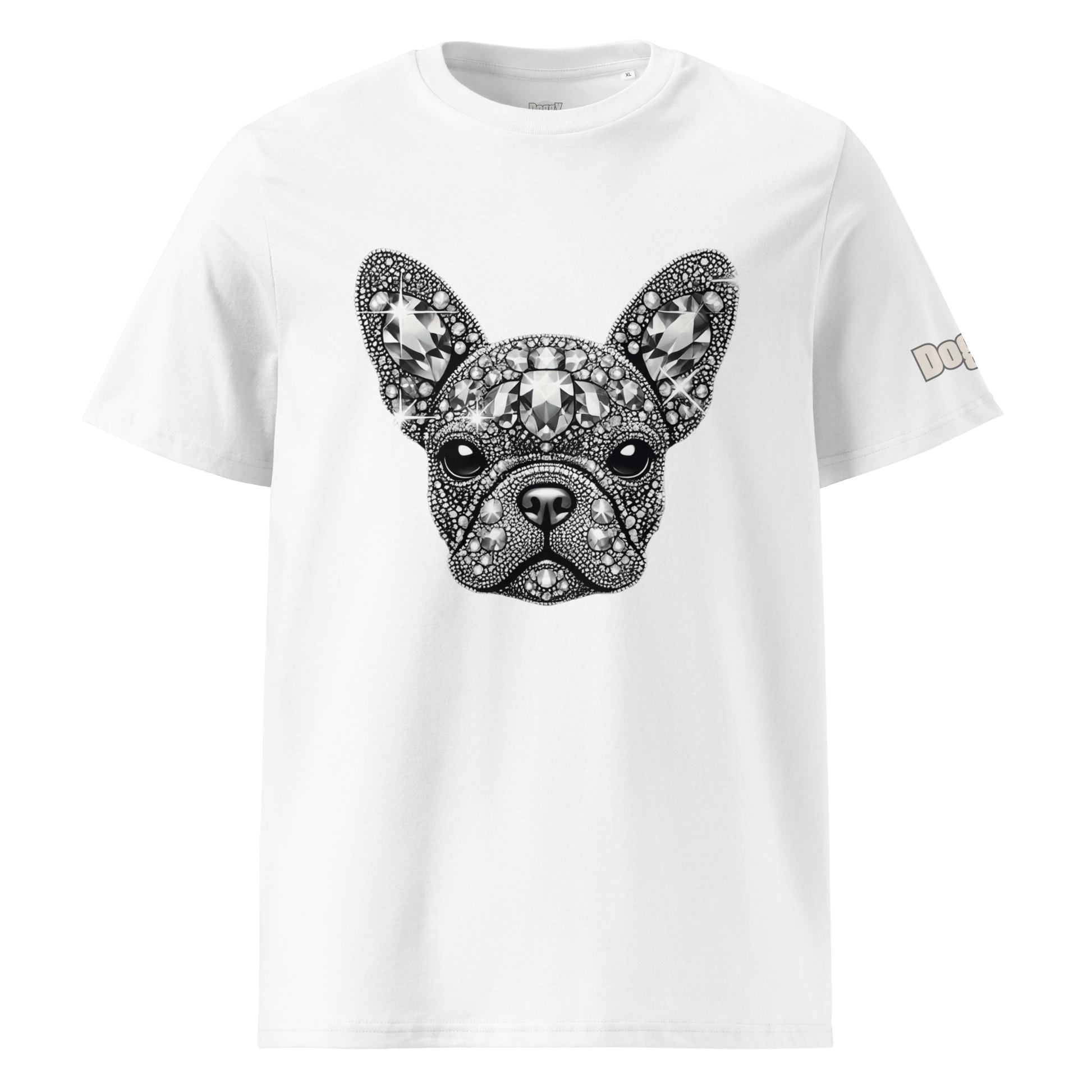 T-shirt unisexe en coton biologique - Collection Bouledogue Français - Doggy Trend