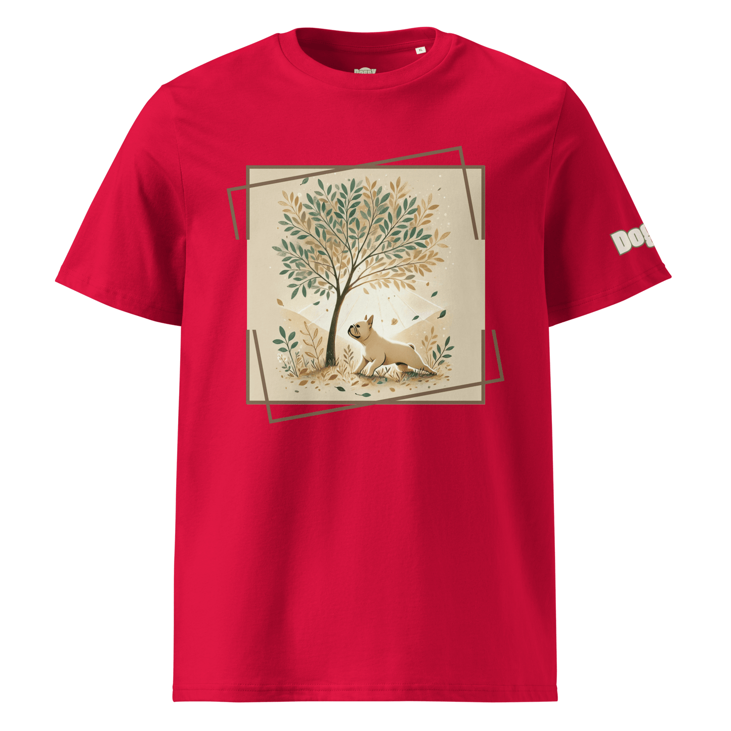 T-shirt unisexe en coton biologique - Collection Bouledogue Francais - Doggy Trend