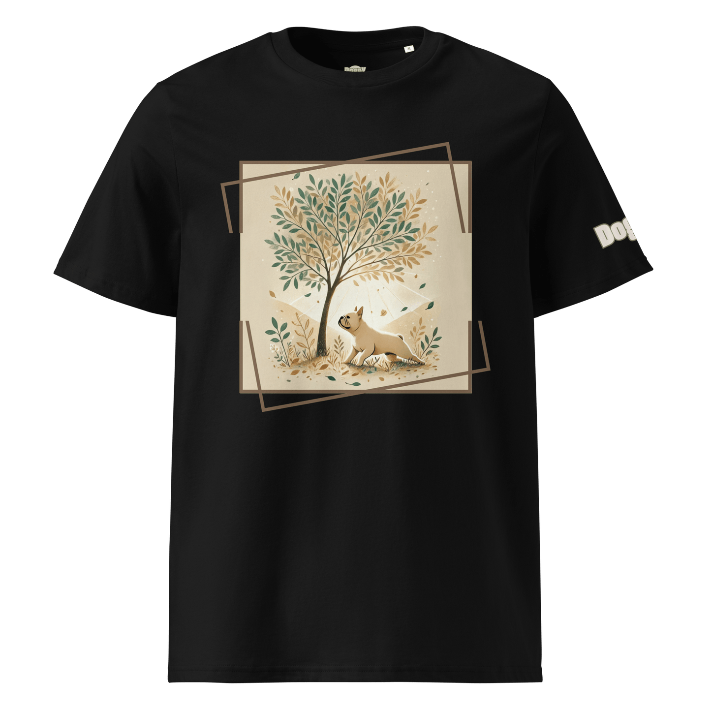 T-shirt unisexe en coton biologique - Collection Bouledogue Francais - Doggy Trend