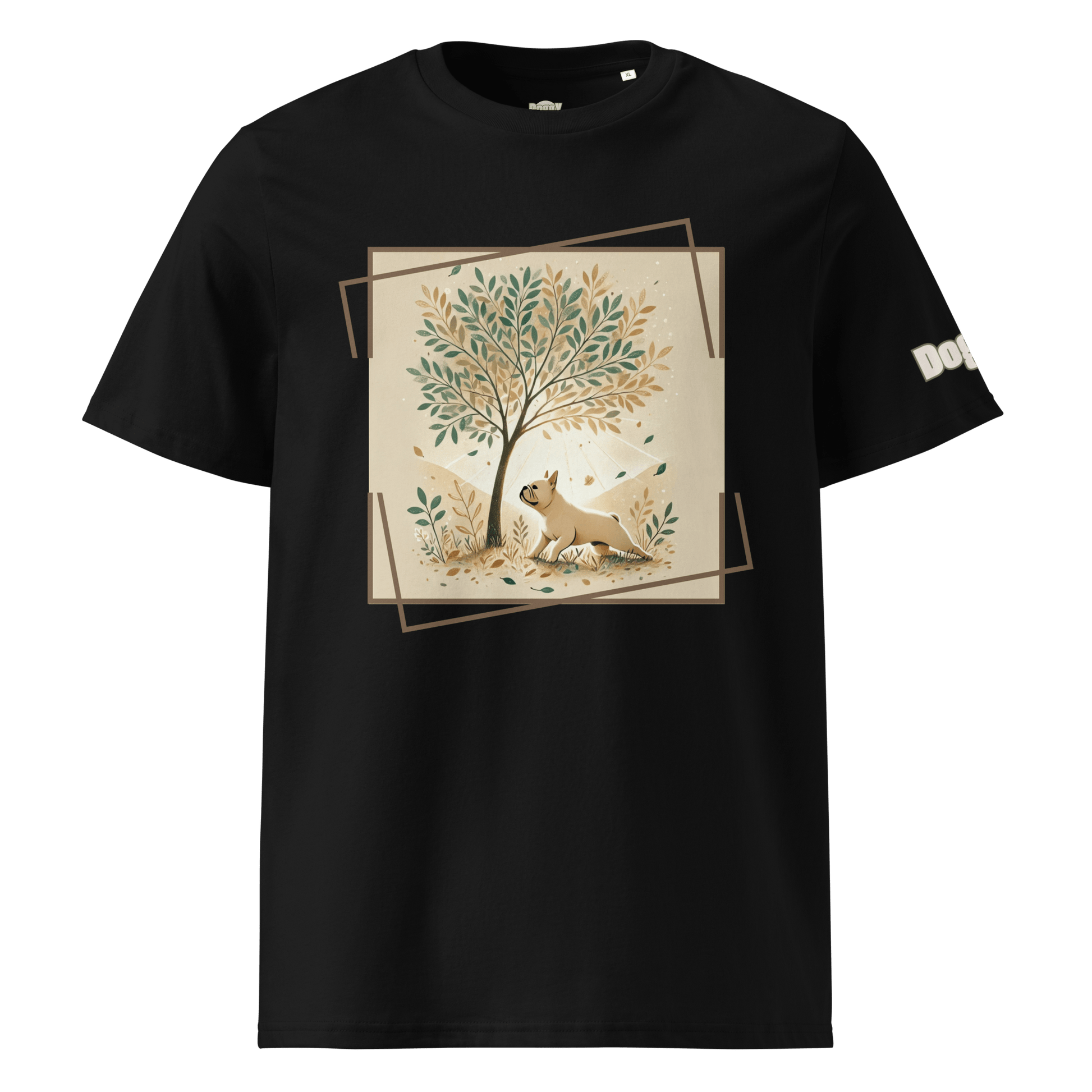 T-shirt unisexe en coton biologique - Collection Bouledogue Francais - Doggy Trend
