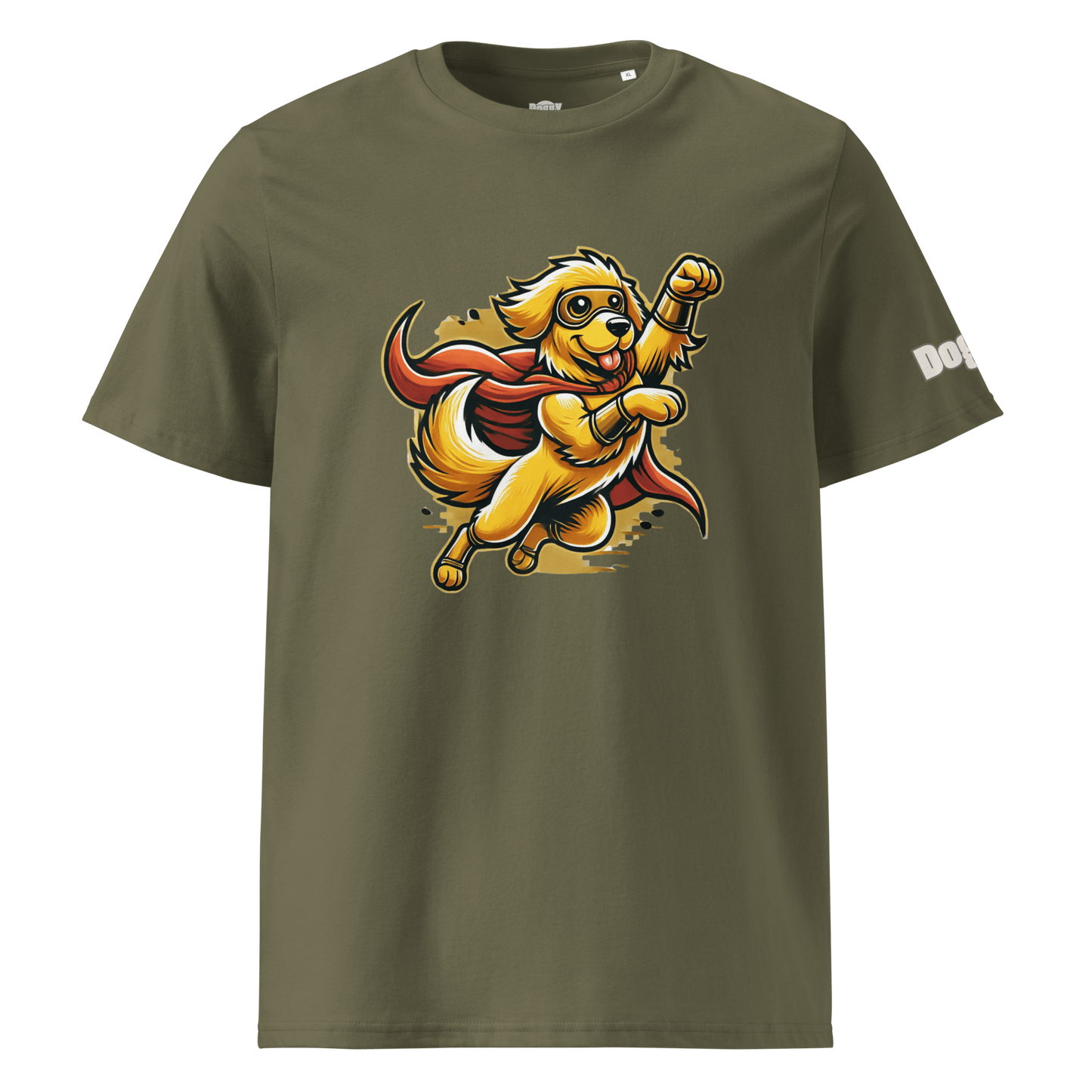 T-shirt unisexe en coton biologique - Collection Golden Retriever - Doggy Trend