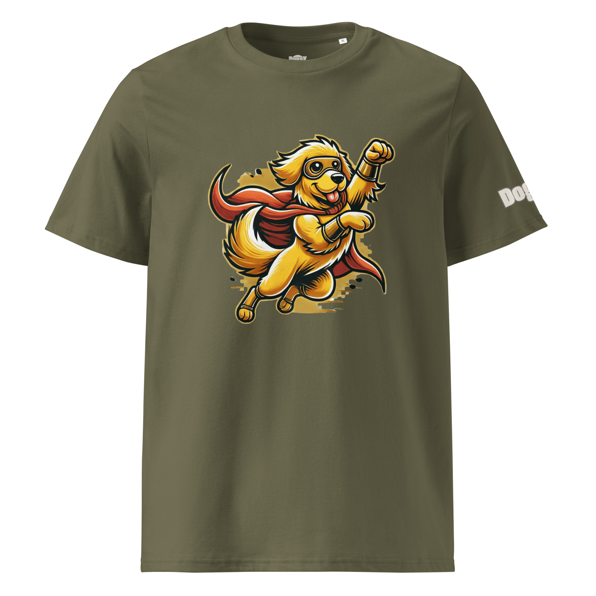 T-shirt unisexe en coton biologique - Collection Golden Retriever - Doggy Trend