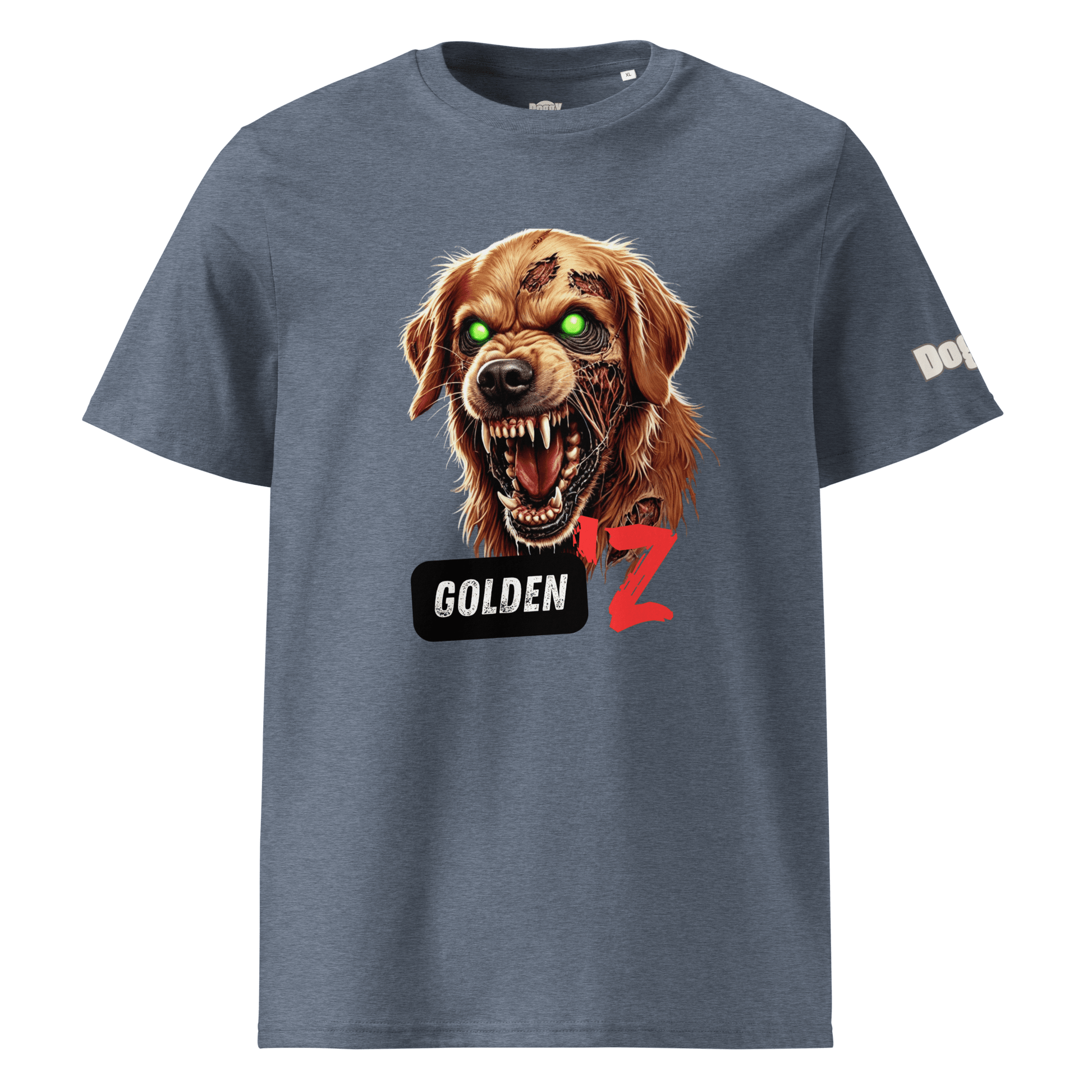 T-shirt unisexe en coton biologique - Collection Golden Retriever - Doggy Trend