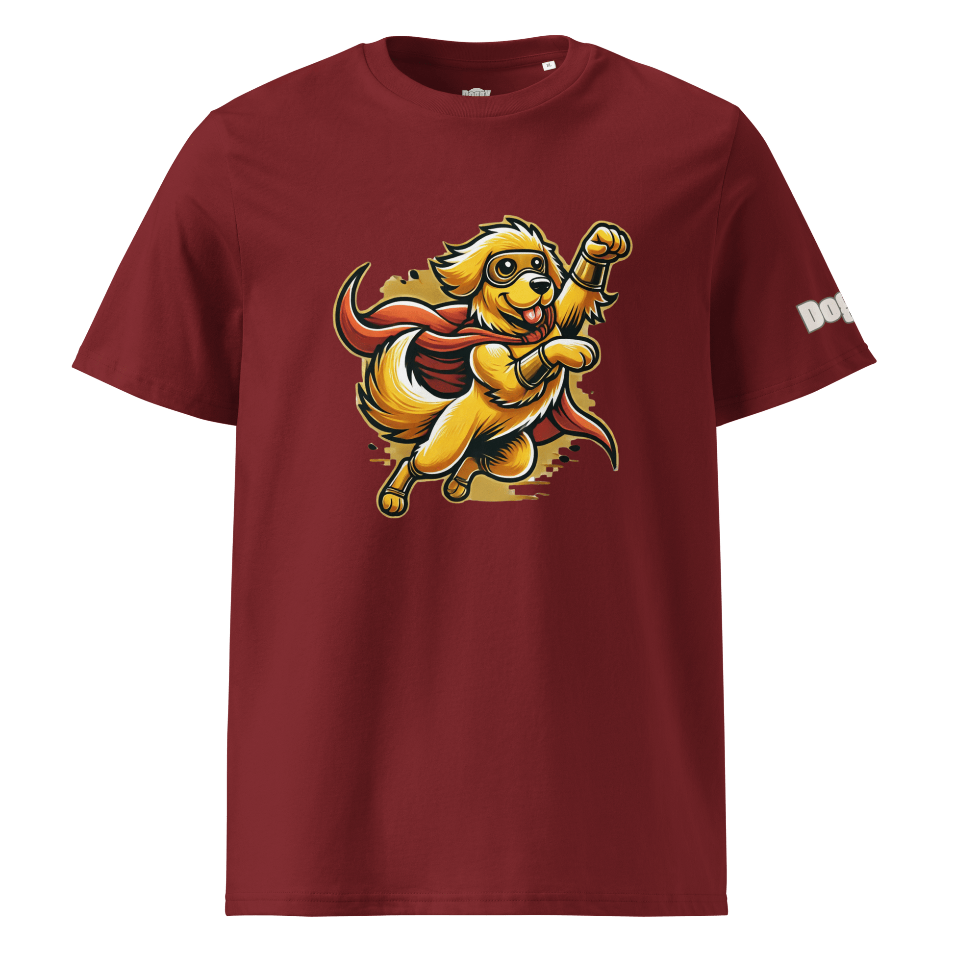 T-shirt unisexe en coton biologique - Collection Golden Retriever - Doggy Trend