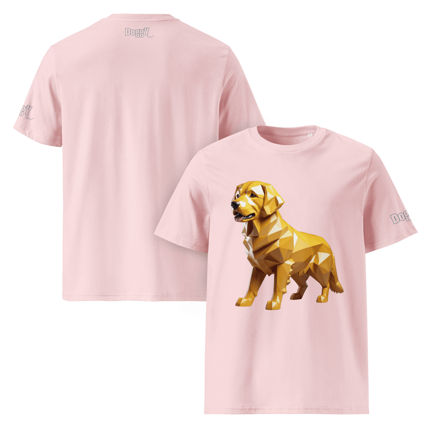 T-shirt unisexe en coton biologique - Collection Golden Retriever - Doggy Trend