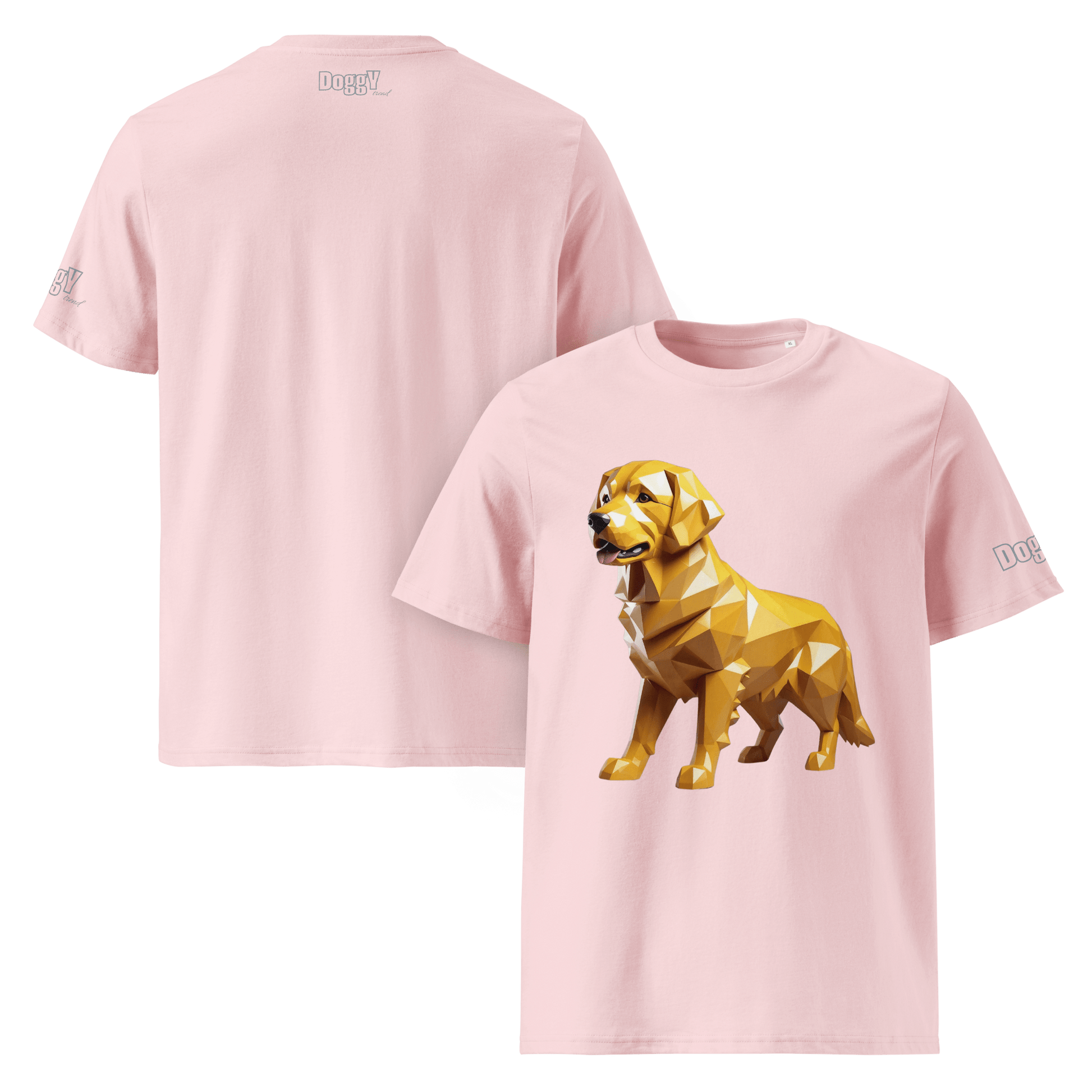 T-shirt unisexe en coton biologique - Collection Golden Retriever - Doggy Trend