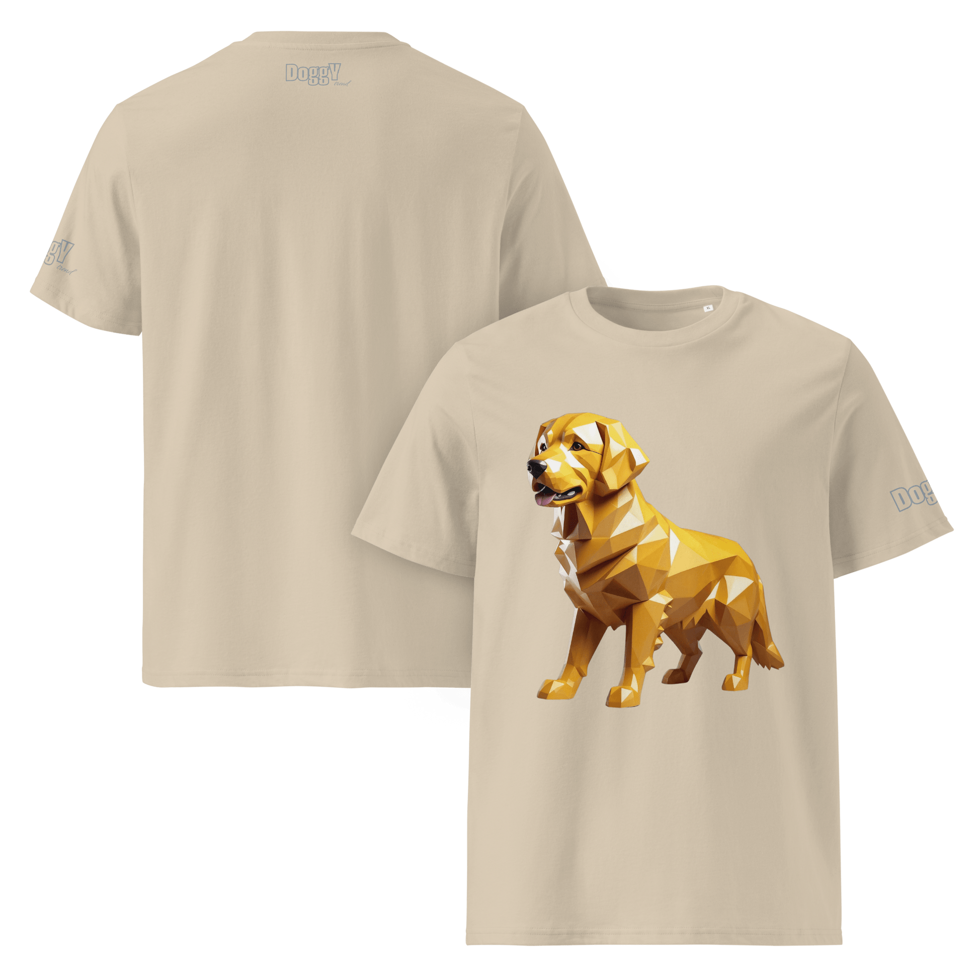 T-shirt unisexe en coton biologique - Collection Golden Retriever - Doggy Trend
