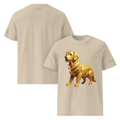 T-shirt unisexe en coton biologique - Collection Golden Retriever - Doggy Trend