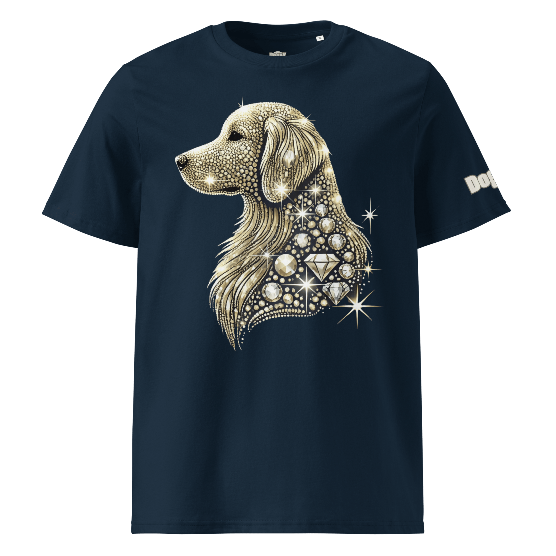 T-shirt unisexe en coton biologique - Collection Golden Retriever - Doggy Trend