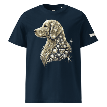 T-shirt unisexe en coton biologique - Collection Golden Retriever - Doggy Trend