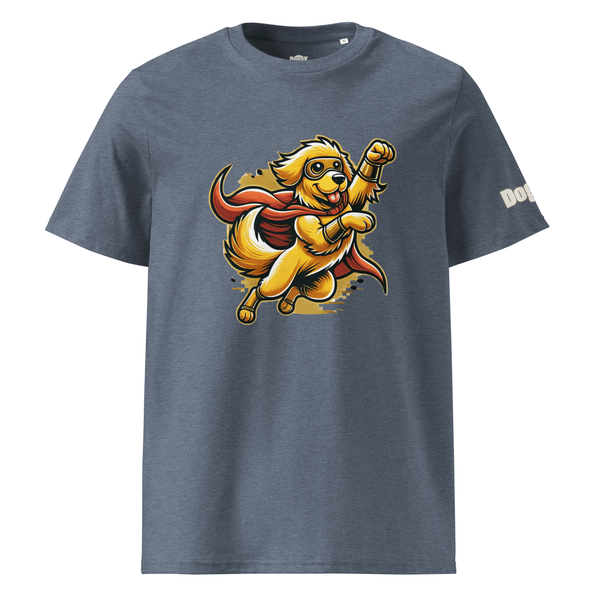 T-shirt unisexe en coton biologique - Collection Golden Retriever - Doggy Trend