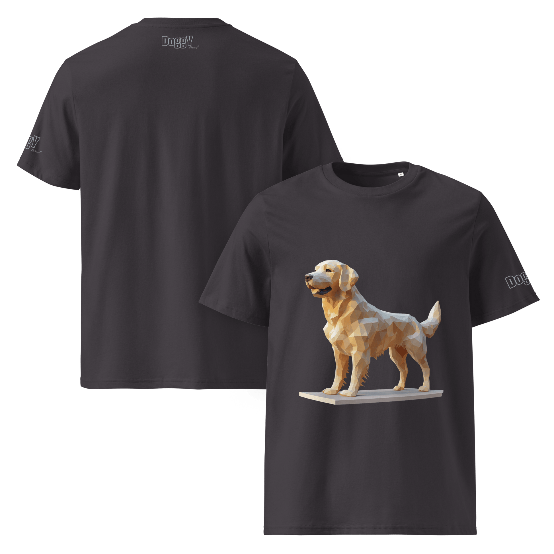 T-shirt unisexe en coton biologique - Collection Golden Retriever - Doggy Trend