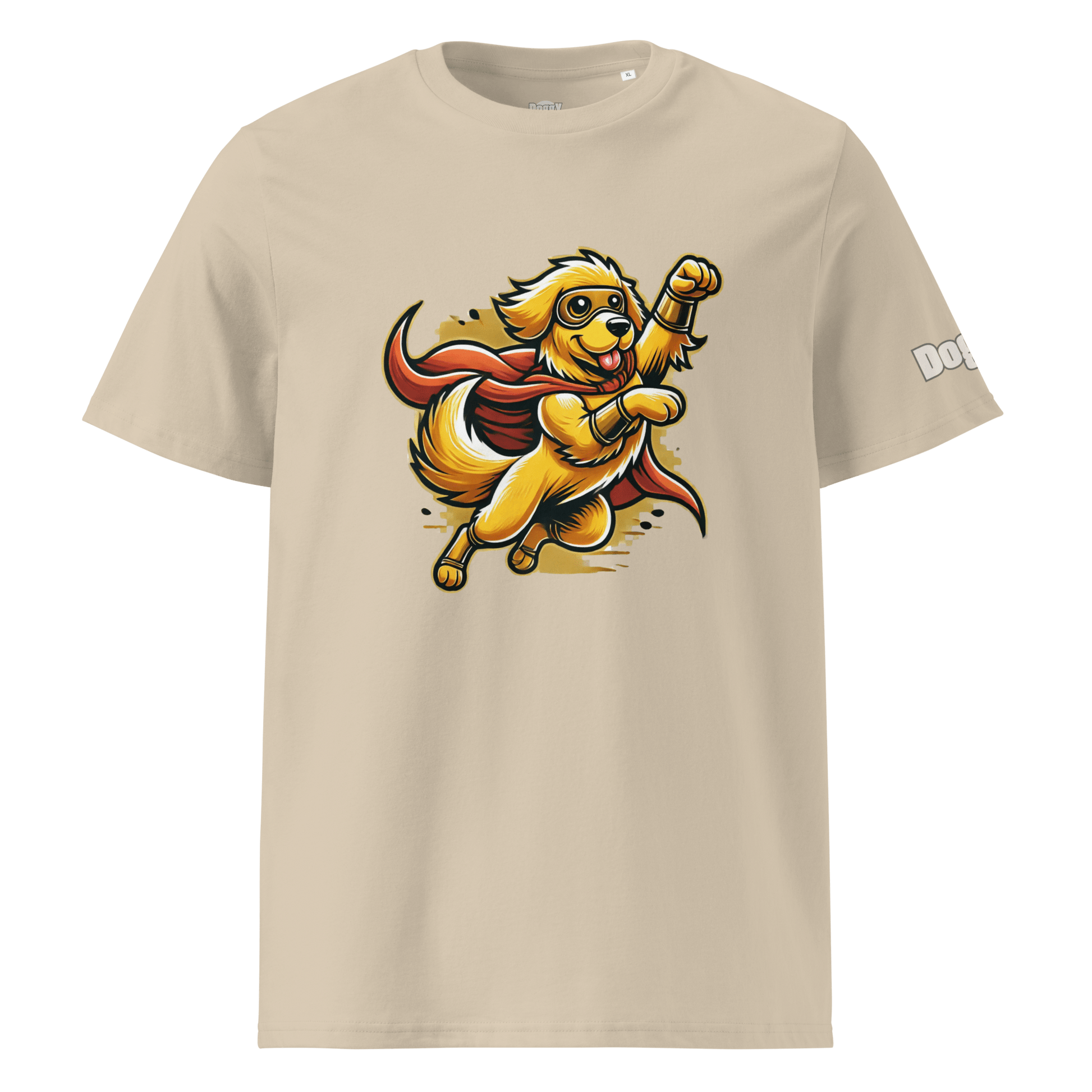 T-shirt unisexe en coton biologique - Collection Golden Retriever - Doggy Trend