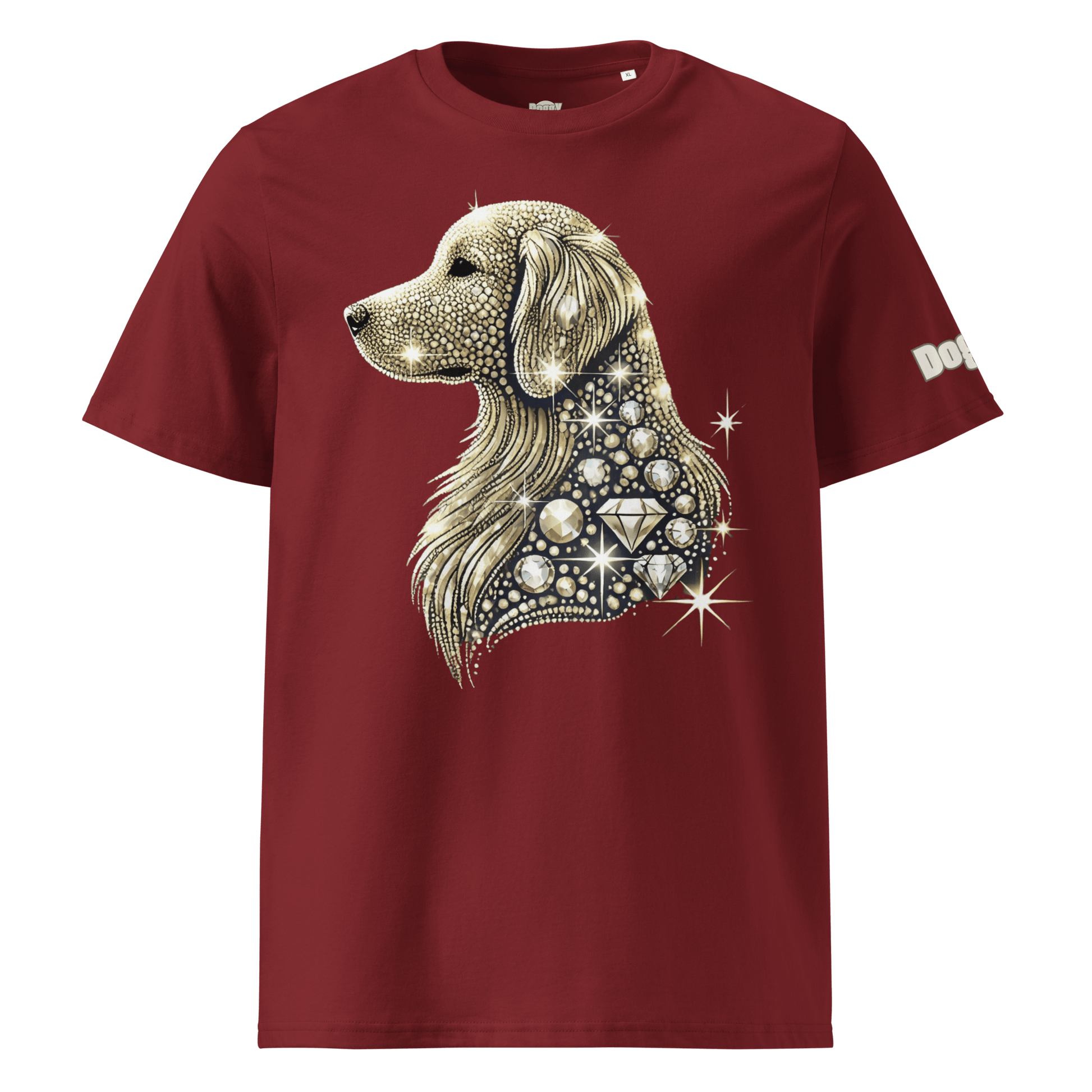 T-shirt unisexe en coton biologique - Collection Golden Retriever - Doggy Trend