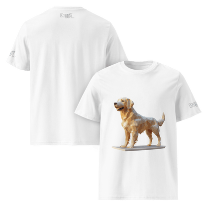 T-shirt unisexe en coton biologique - Collection Golden Retriever - Doggy Trend