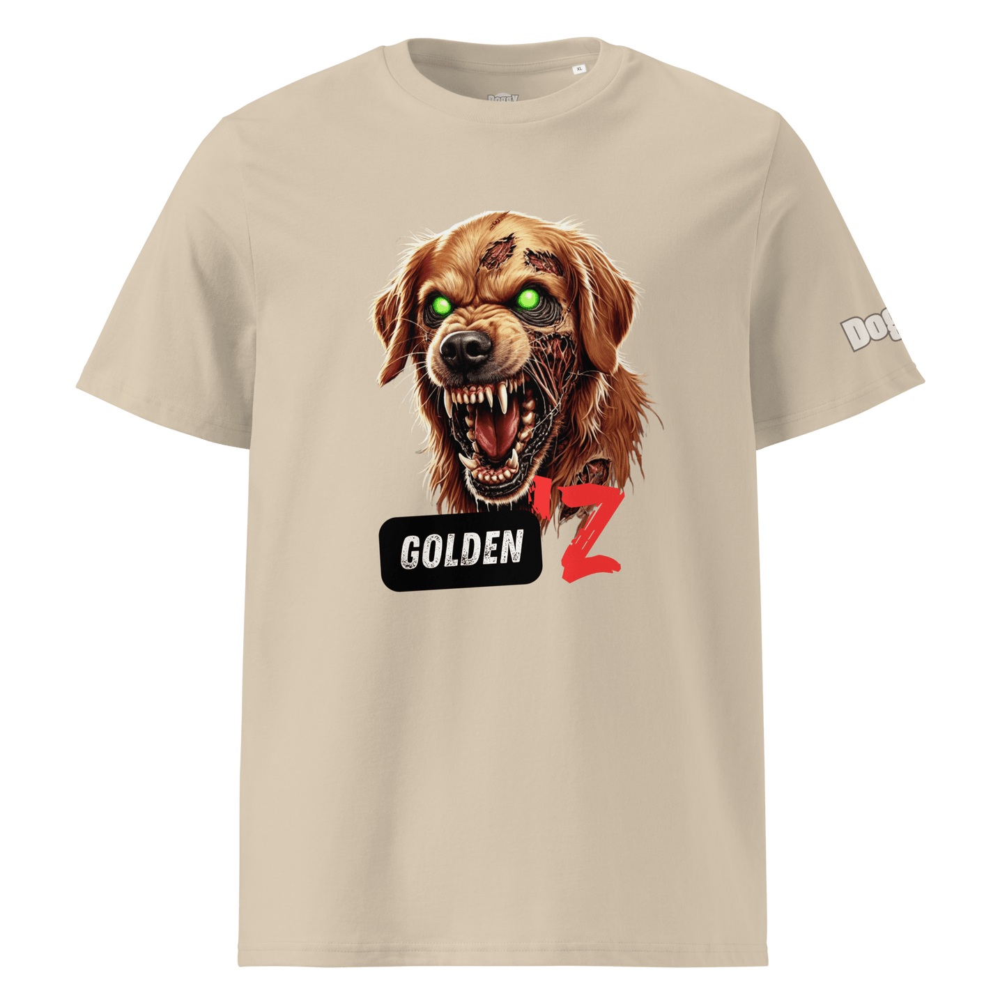 T-shirt unisexe en coton biologique - Collection Golden Retriever - Doggy Trend