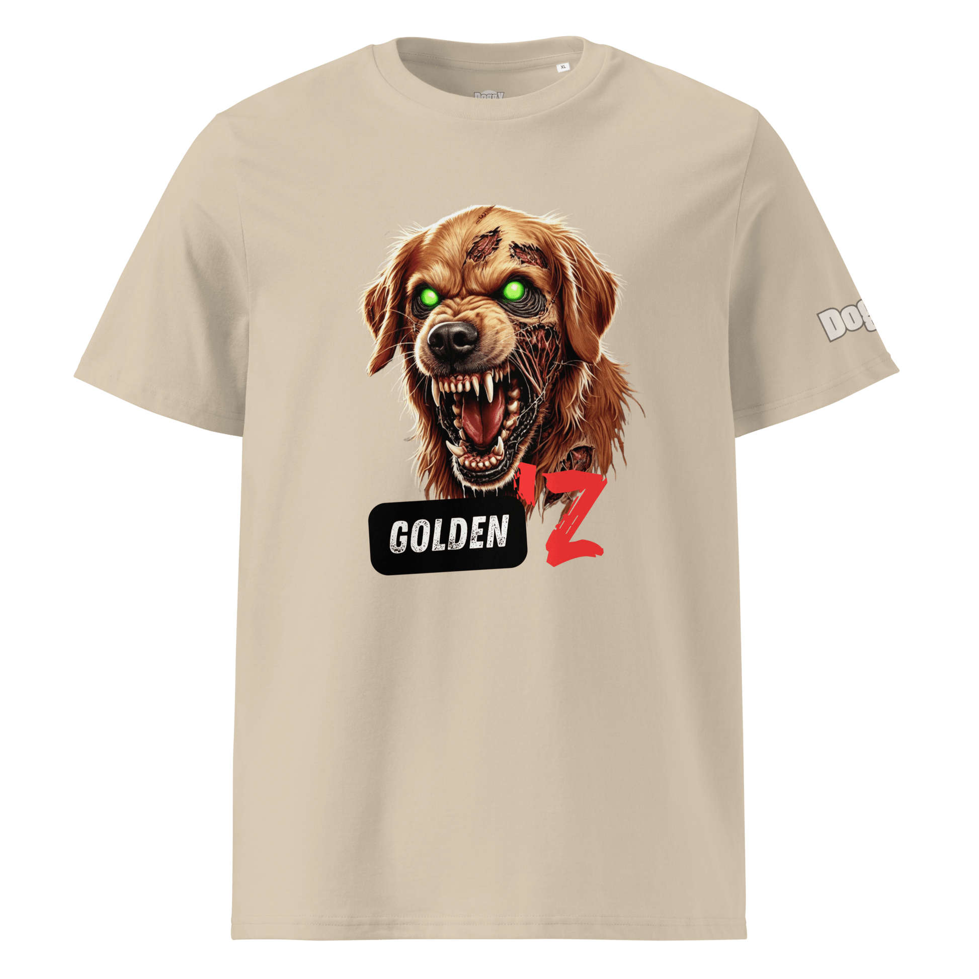 T-shirt unisexe en coton biologique - Collection Golden Retriever - Doggy Trend