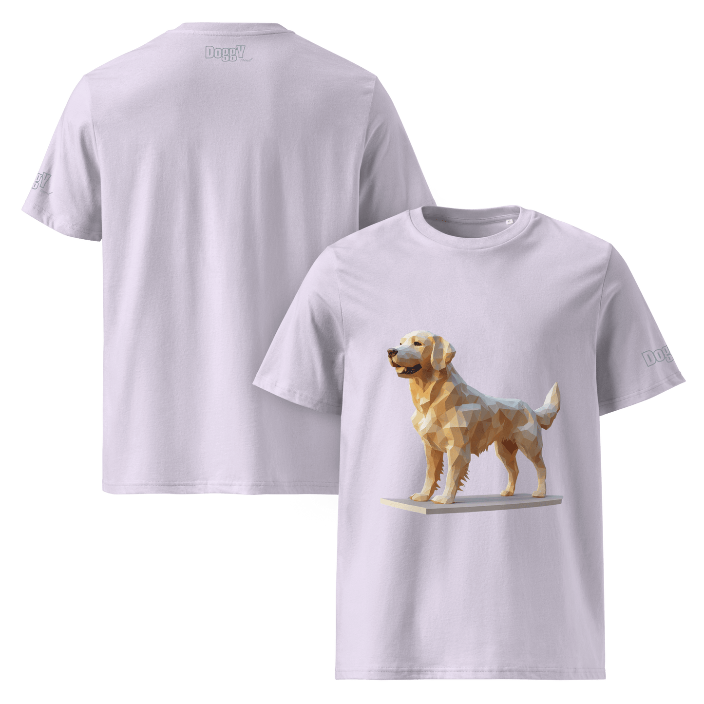T-shirt unisexe en coton biologique - Collection Golden Retriever - Doggy Trend
