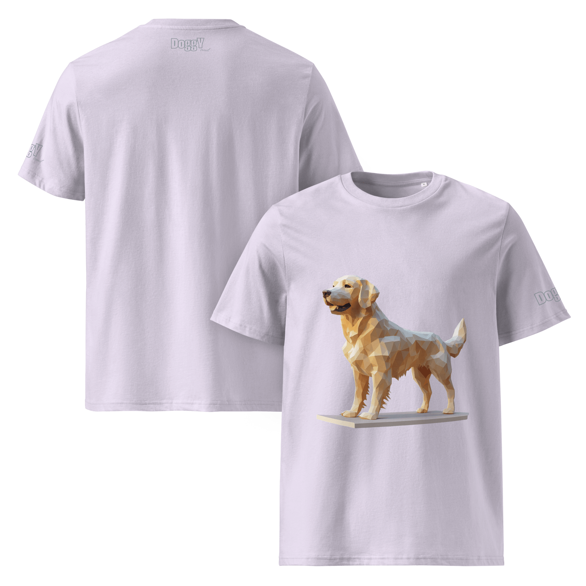 T-shirt unisexe en coton biologique - Collection Golden Retriever - Doggy Trend
