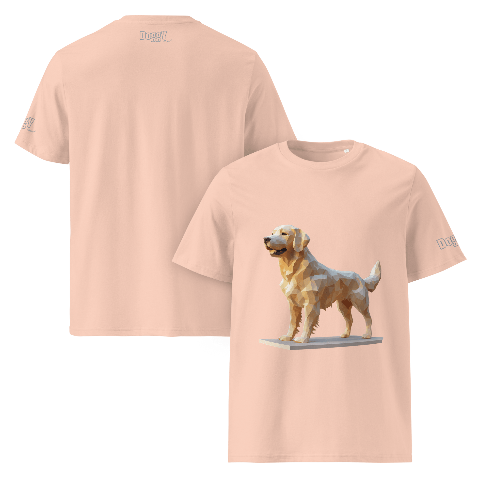 T-shirt unisexe en coton biologique - Collection Golden Retriever - Doggy Trend