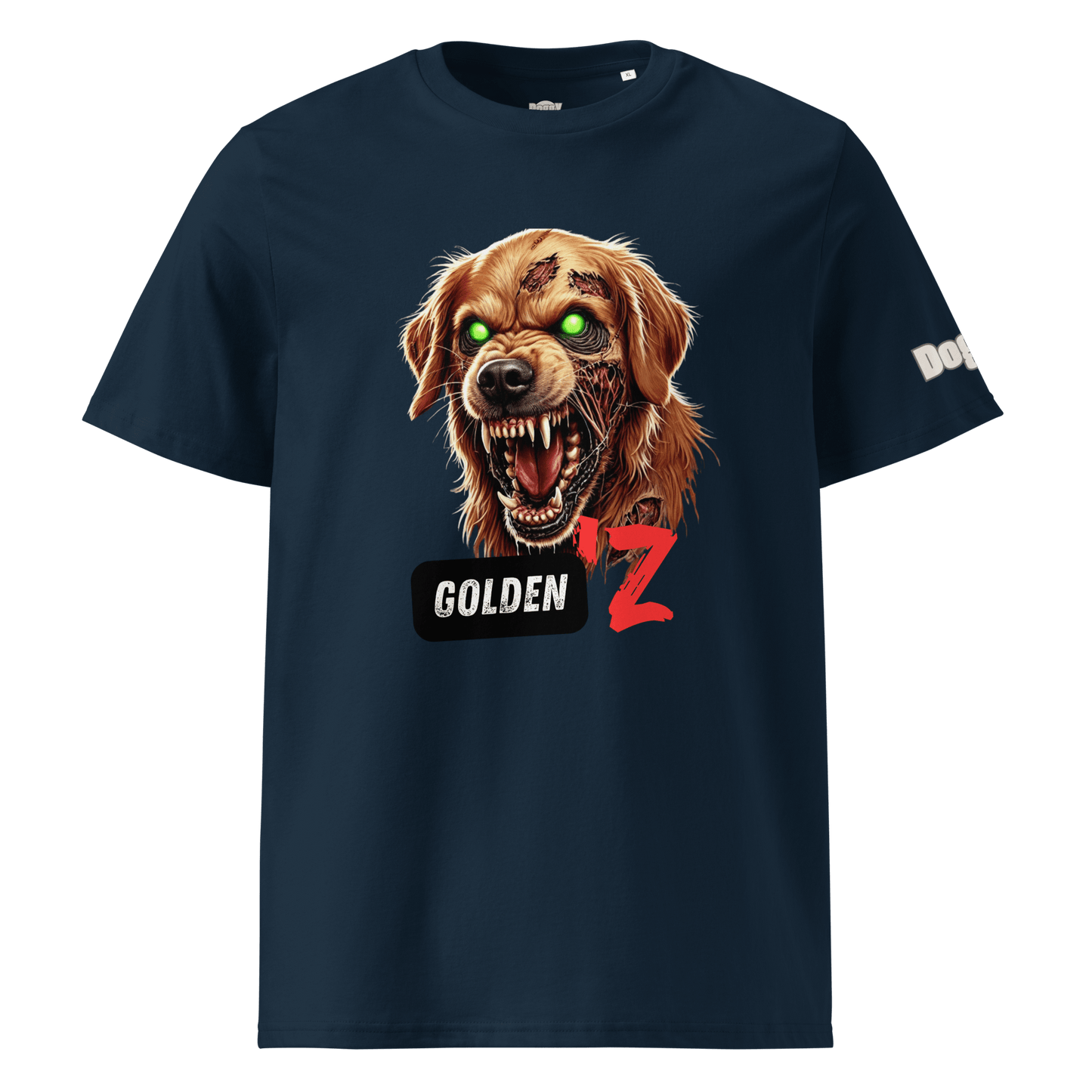 T-shirt unisexe en coton biologique - Collection Golden Retriever - Doggy Trend