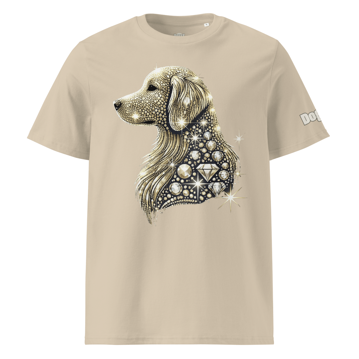 T-shirt unisexe en coton biologique - Collection Golden Retriever - Doggy Trend
