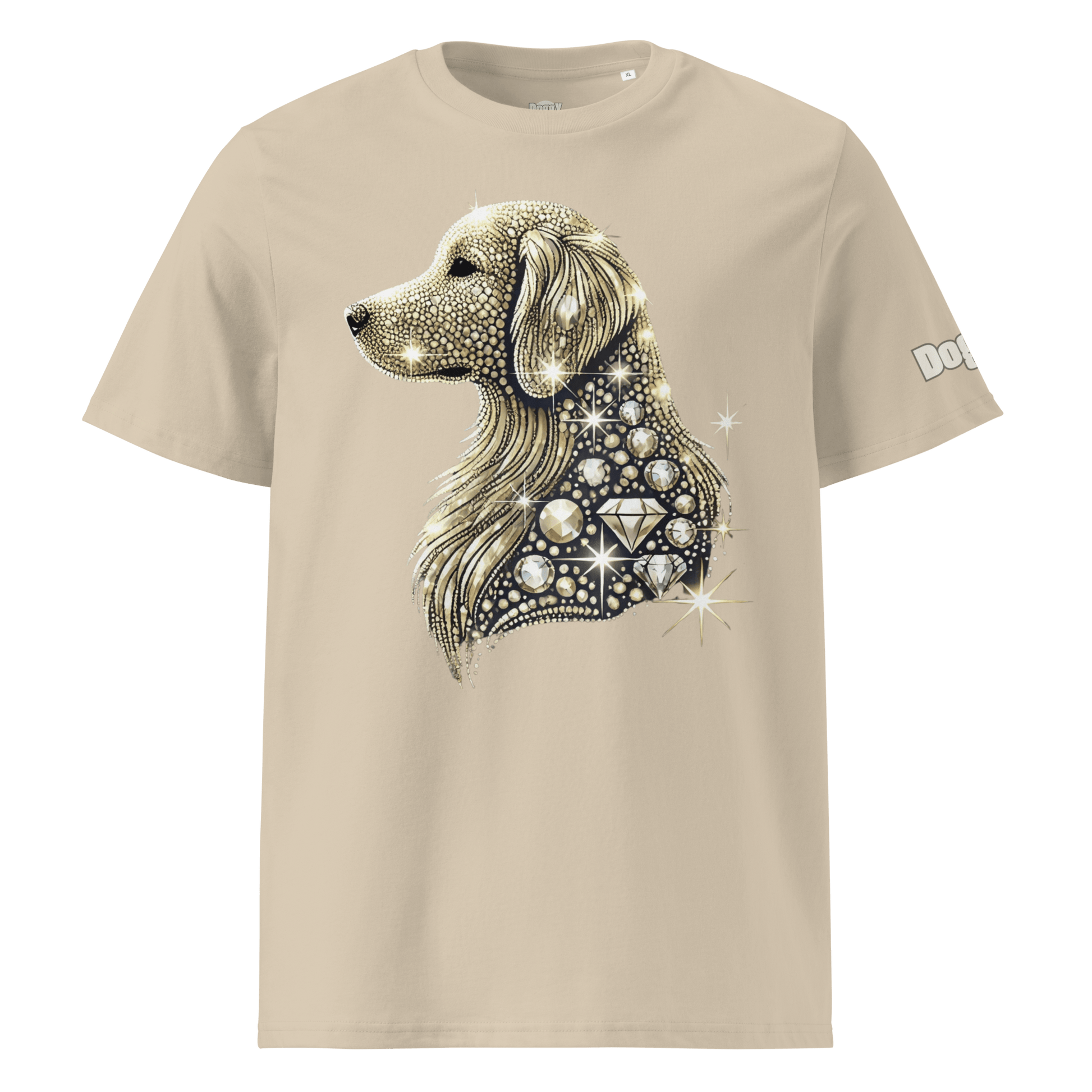 T-shirt unisexe en coton biologique - Collection Golden Retriever - Doggy Trend