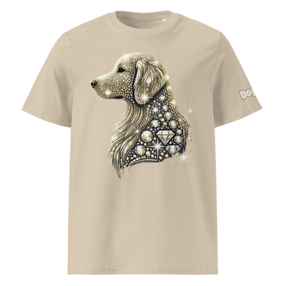 T-shirt unisexe en coton biologique - Collection Golden Retriever - Doggy Trend