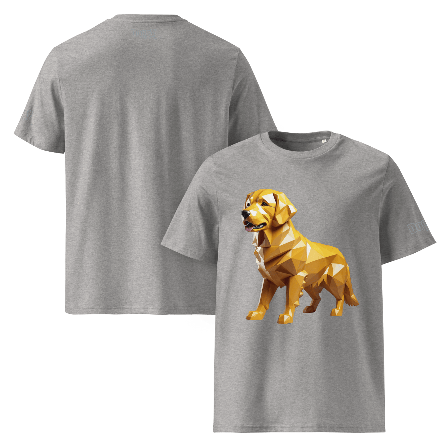 T-shirt unisexe en coton biologique - Collection Golden Retriever - Doggy Trend