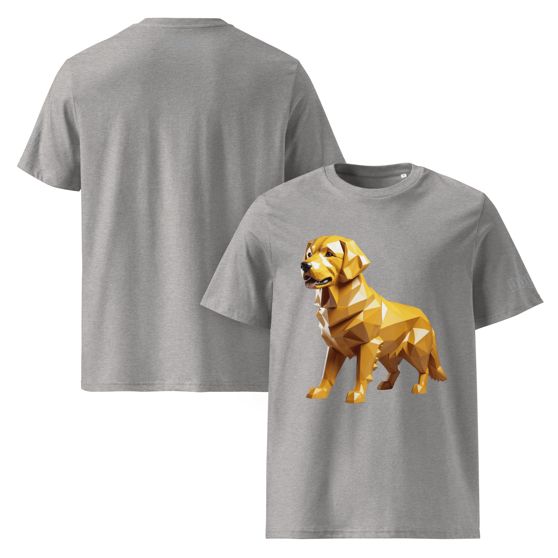 T-shirt unisexe en coton biologique - Collection Golden Retriever - Doggy Trend