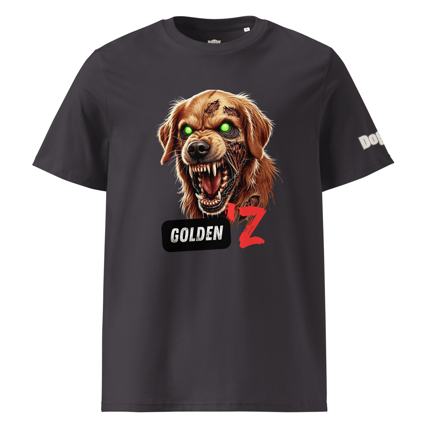 T-shirt unisexe en coton biologique - Collection Golden Retriever - Doggy Trend