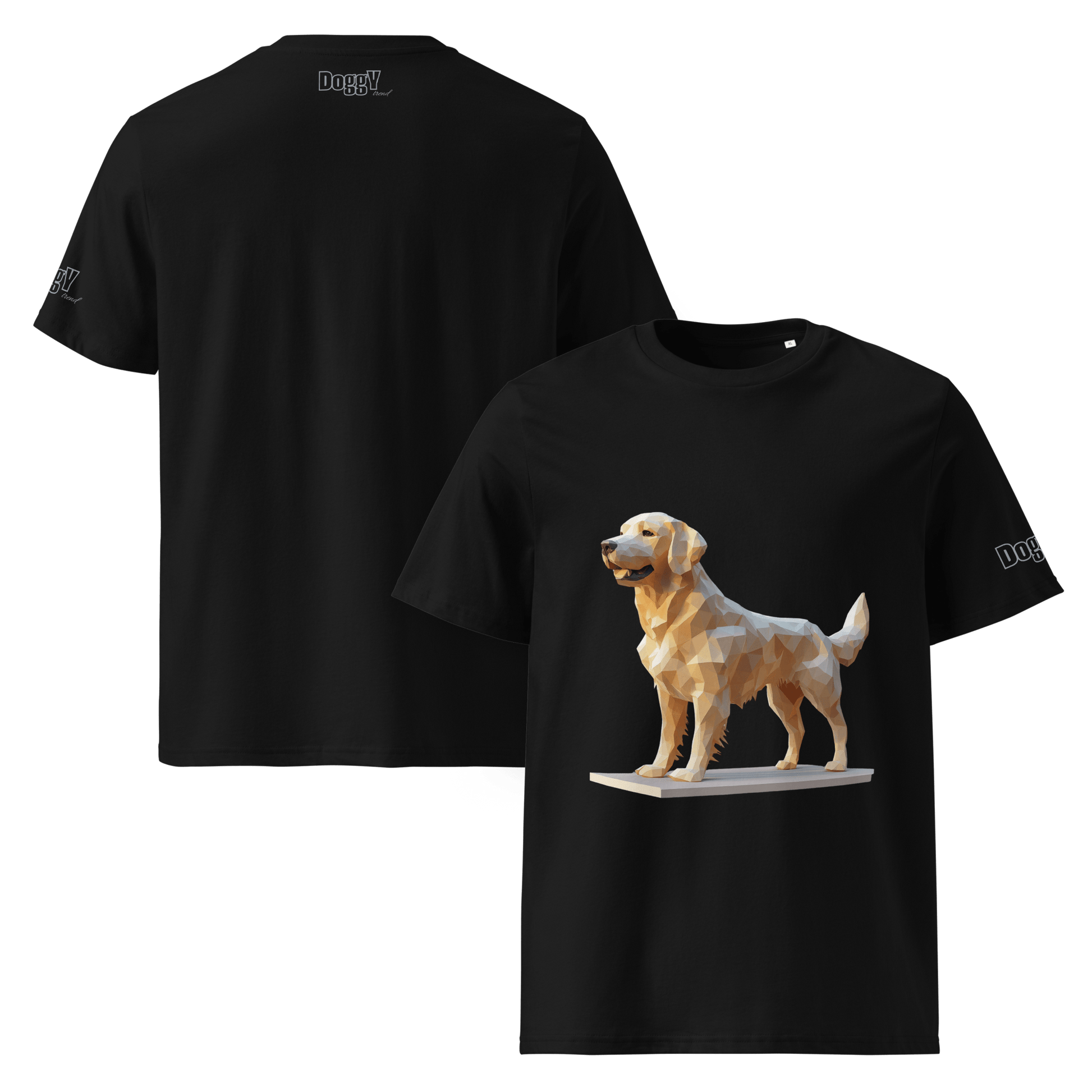 T-shirt unisexe en coton biologique - Collection Golden Retriever - Doggy Trend