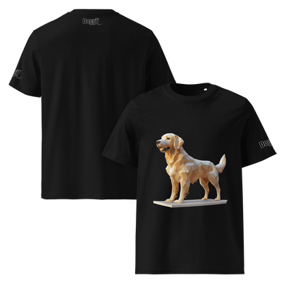 T-shirt unisexe en coton biologique - Collection Golden Retriever - Doggy Trend