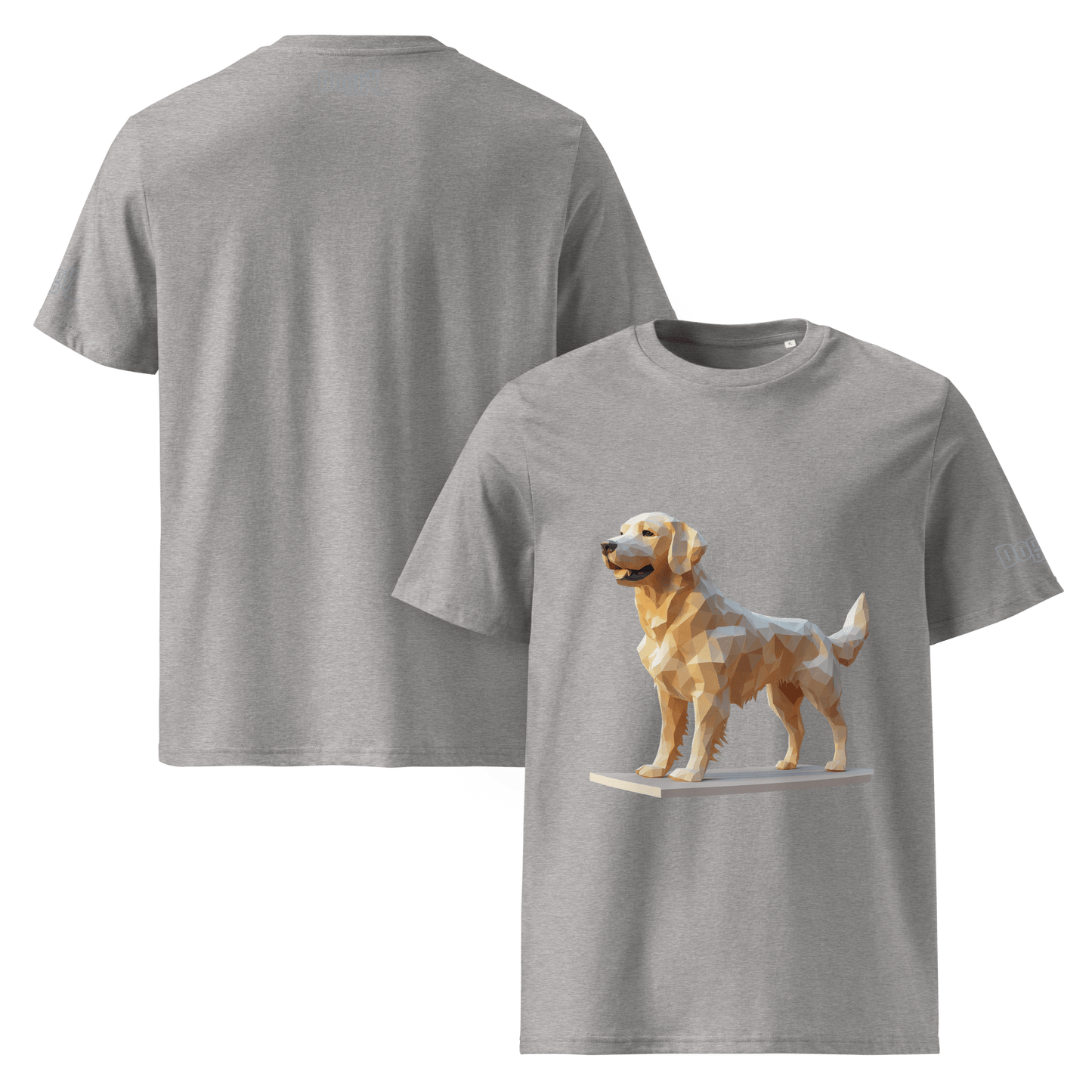 T-shirt unisexe en coton biologique - Collection Golden Retriever - Doggy Trend