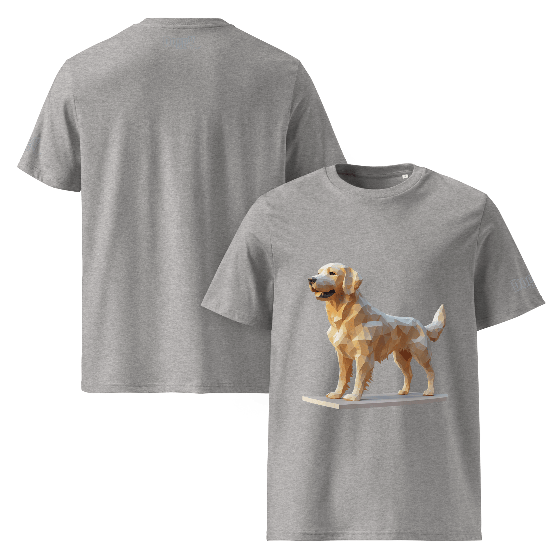 T-shirt unisexe en coton biologique - Collection Golden Retriever - Doggy Trend