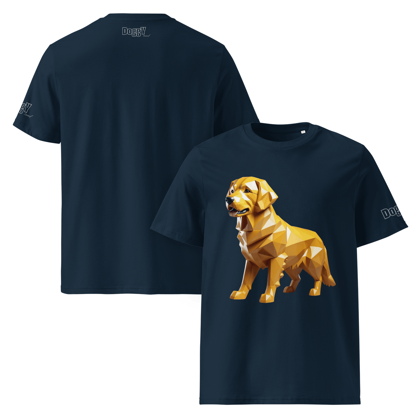 T-shirt unisexe en coton biologique - Collection Golden Retriever - Doggy Trend