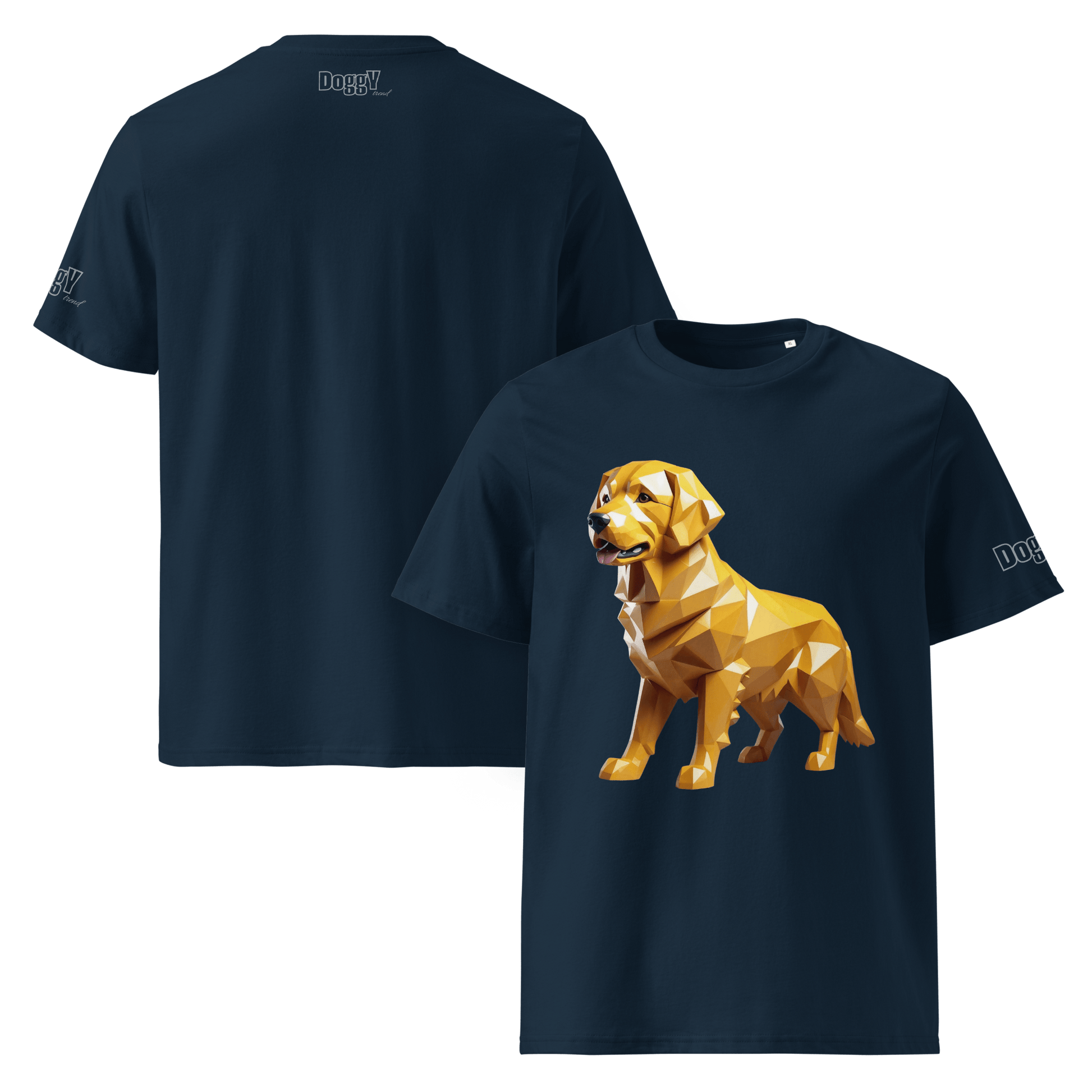 T-shirt unisexe en coton biologique - Collection Golden Retriever - Doggy Trend