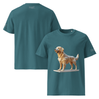 T-shirt unisexe en coton biologique - Collection Golden Retriever - Doggy Trend