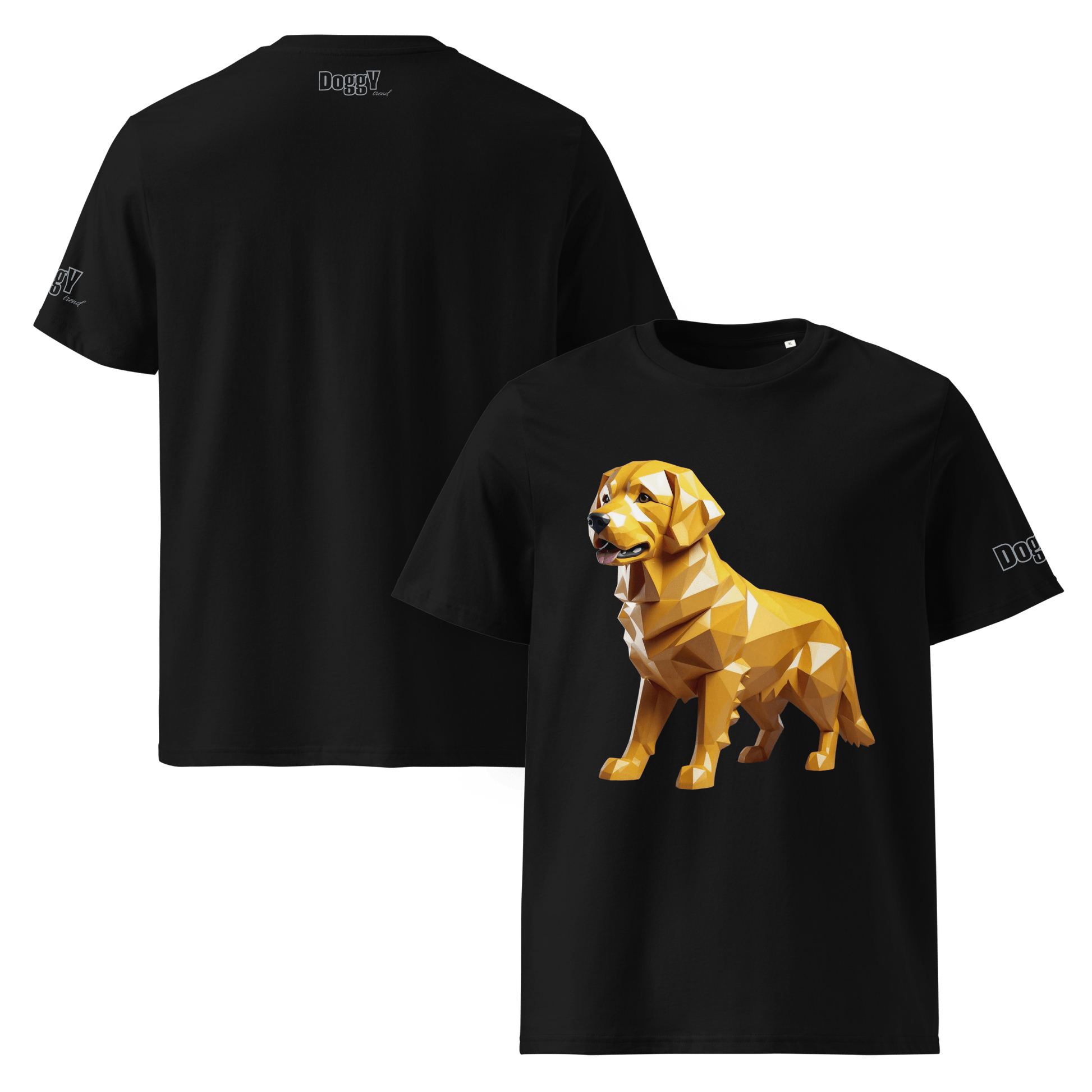 T-shirt unisexe en coton biologique - Collection Golden Retriever - Doggy Trend