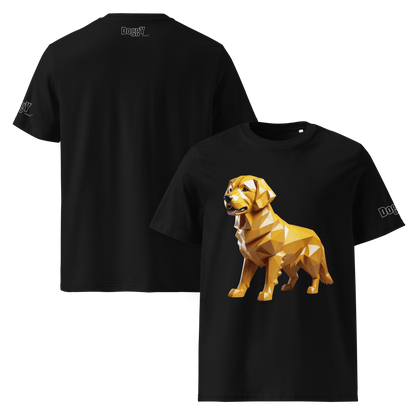 T-shirt unisexe en coton biologique - Collection Golden Retriever - Doggy Trend