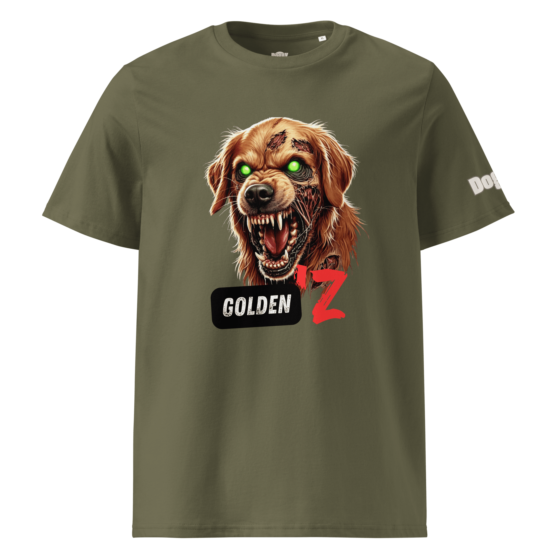 T-shirt unisexe en coton biologique - Collection Golden Retriever - Doggy Trend