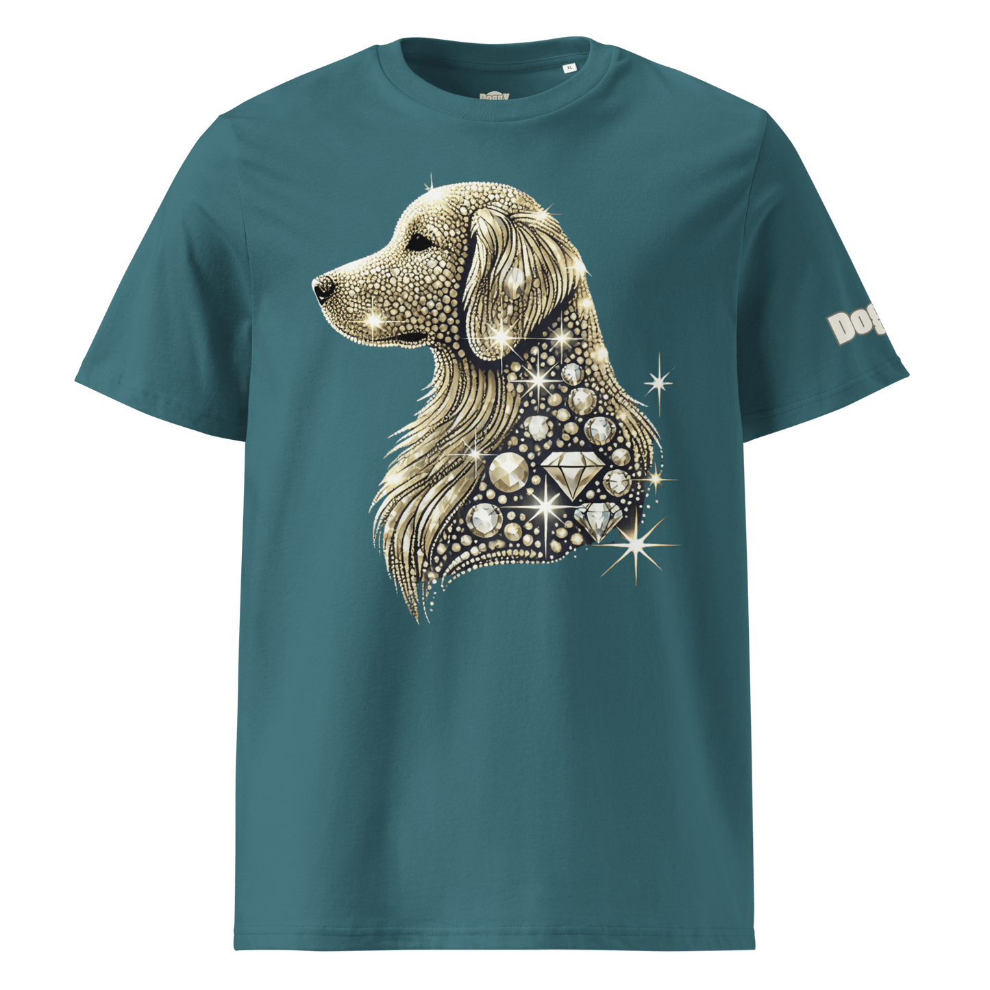 T-shirt unisexe en coton biologique - Collection Golden Retriever - Doggy Trend