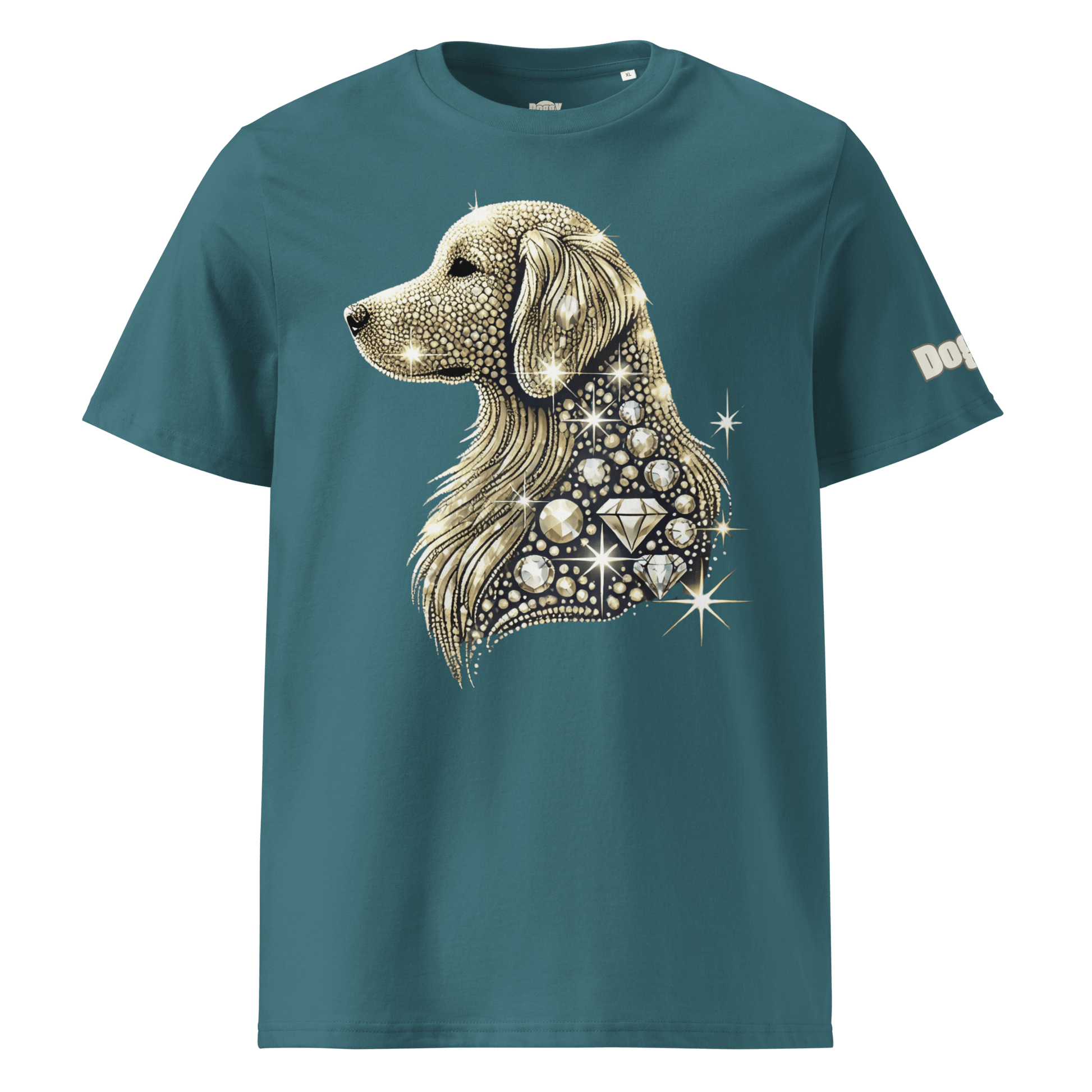 T-shirt unisexe en coton biologique - Collection Golden Retriever - Doggy Trend