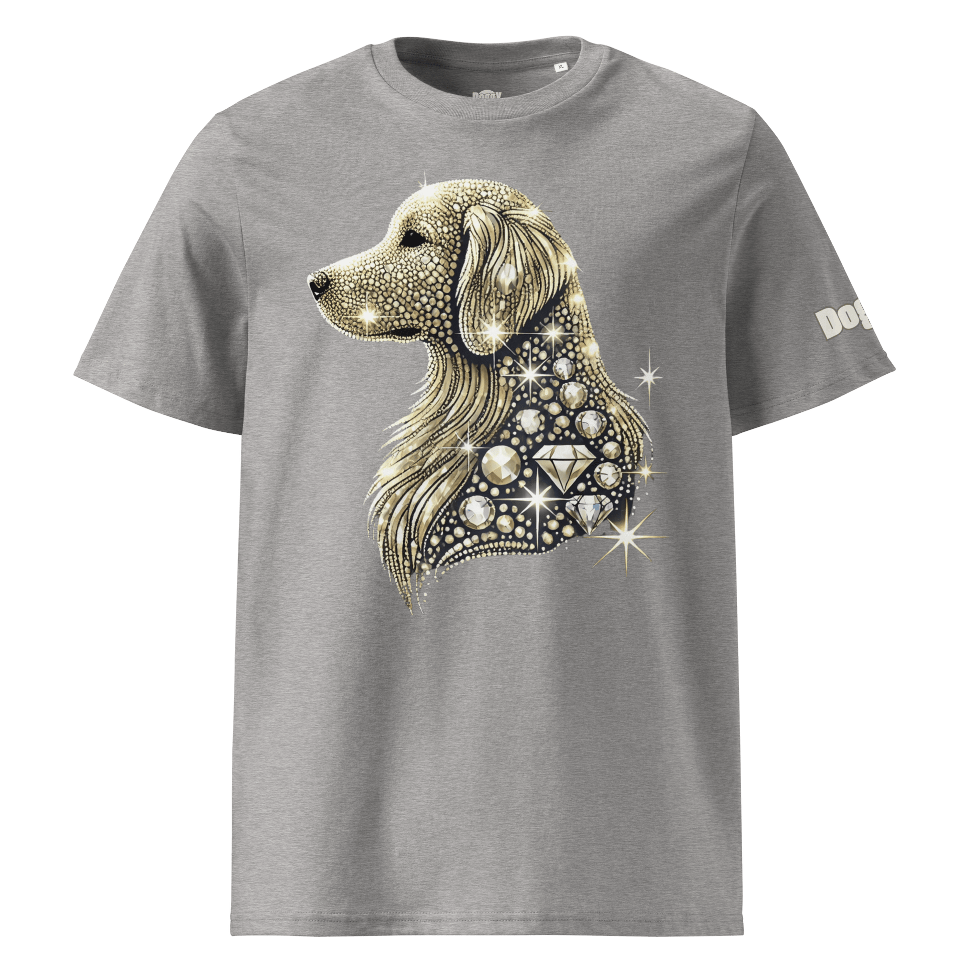 T-shirt unisexe en coton biologique - Collection Golden Retriever - Doggy Trend