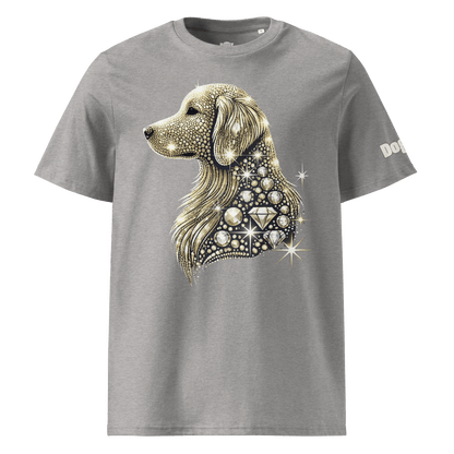 T-shirt unisexe en coton biologique - Collection Golden Retriever - Doggy Trend