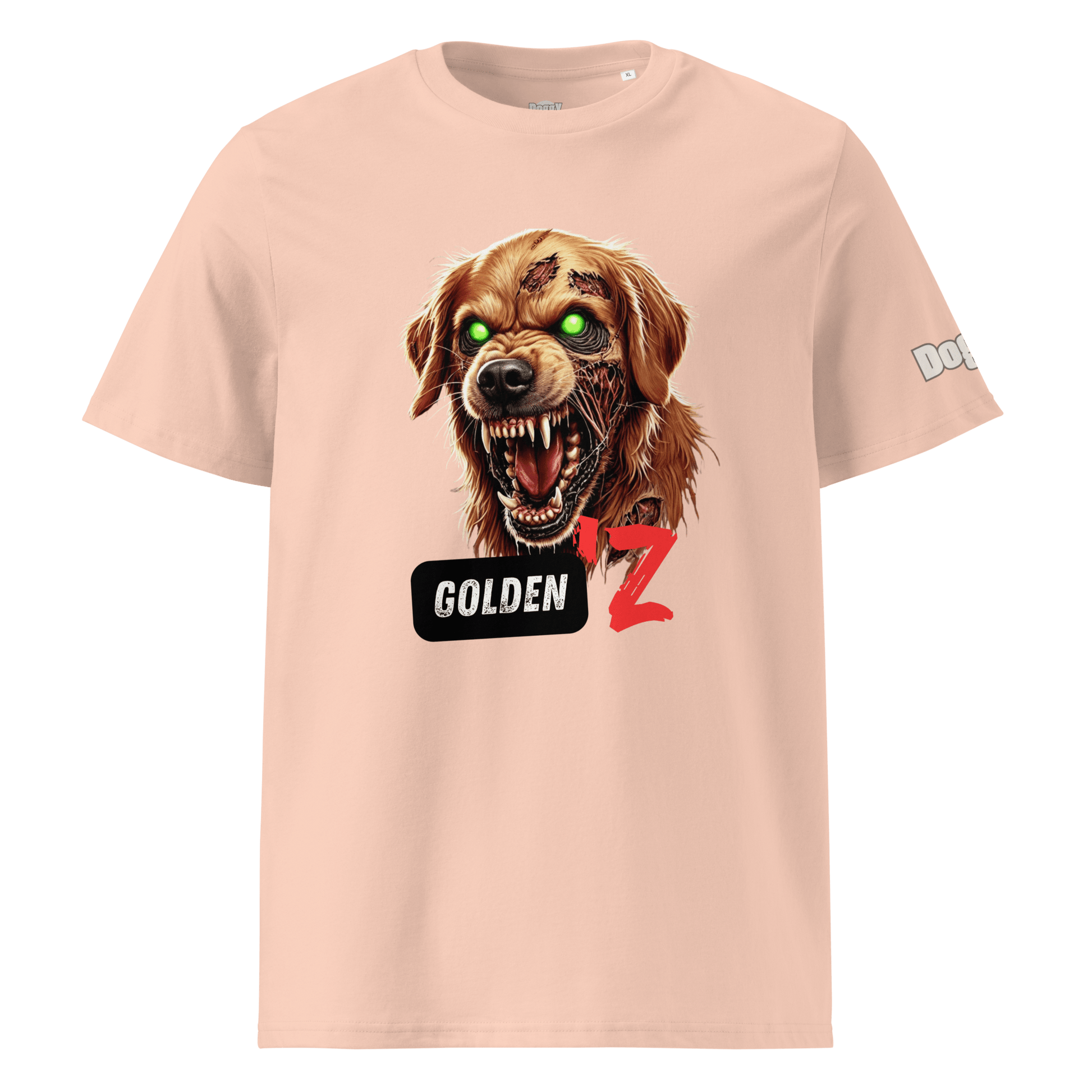 T-shirt unisexe en coton biologique - Collection Golden Retriever - Doggy Trend