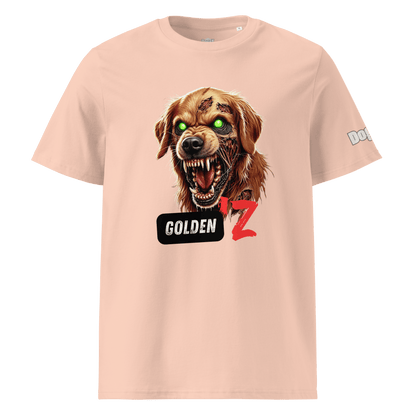 T-shirt unisexe en coton biologique - Collection Golden Retriever - Doggy Trend